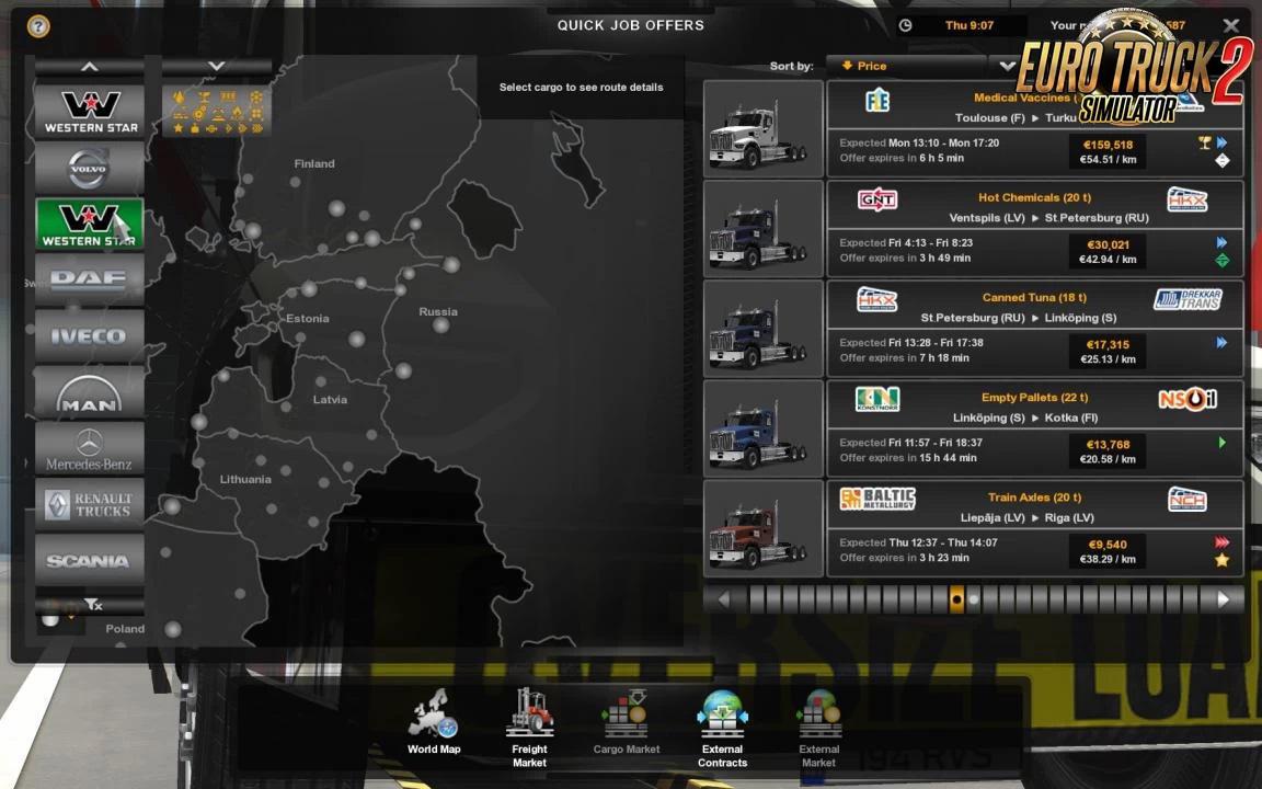 ETS2 - Next Western Star 49X Truck V1.0 (1.38.x) (1.38.x)