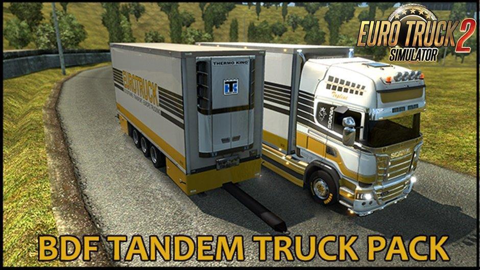 ETS2 - BDF Tandem Truck Pack V1.39.0 (1.38.x) (1.38.x)