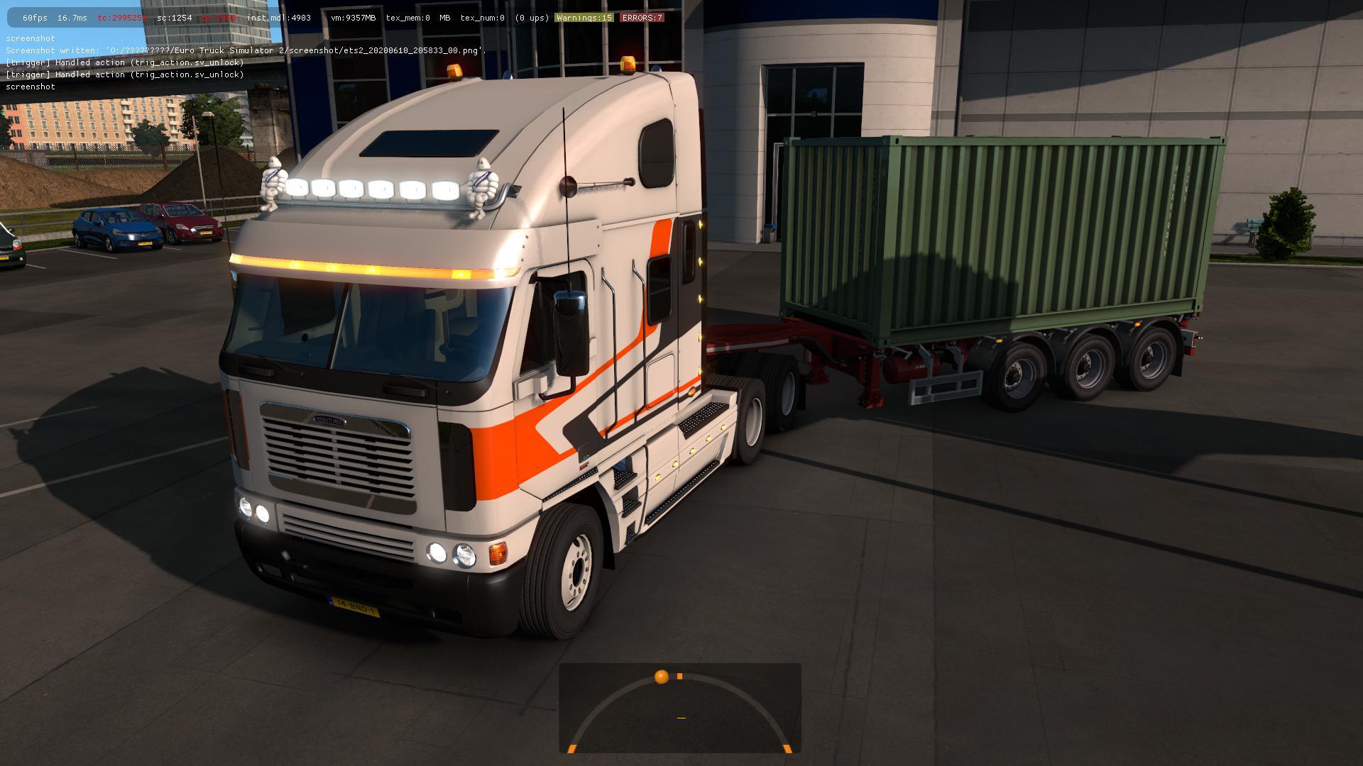 ETS2 - Freightliner Argosy Truck V2.6 (1.38.x) (1.38.x)