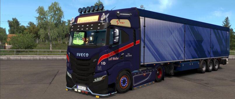 ETS2 - Iveco S-Way Realistic Interior V2.5 (1.37 - 1.38) (1.38.x)
