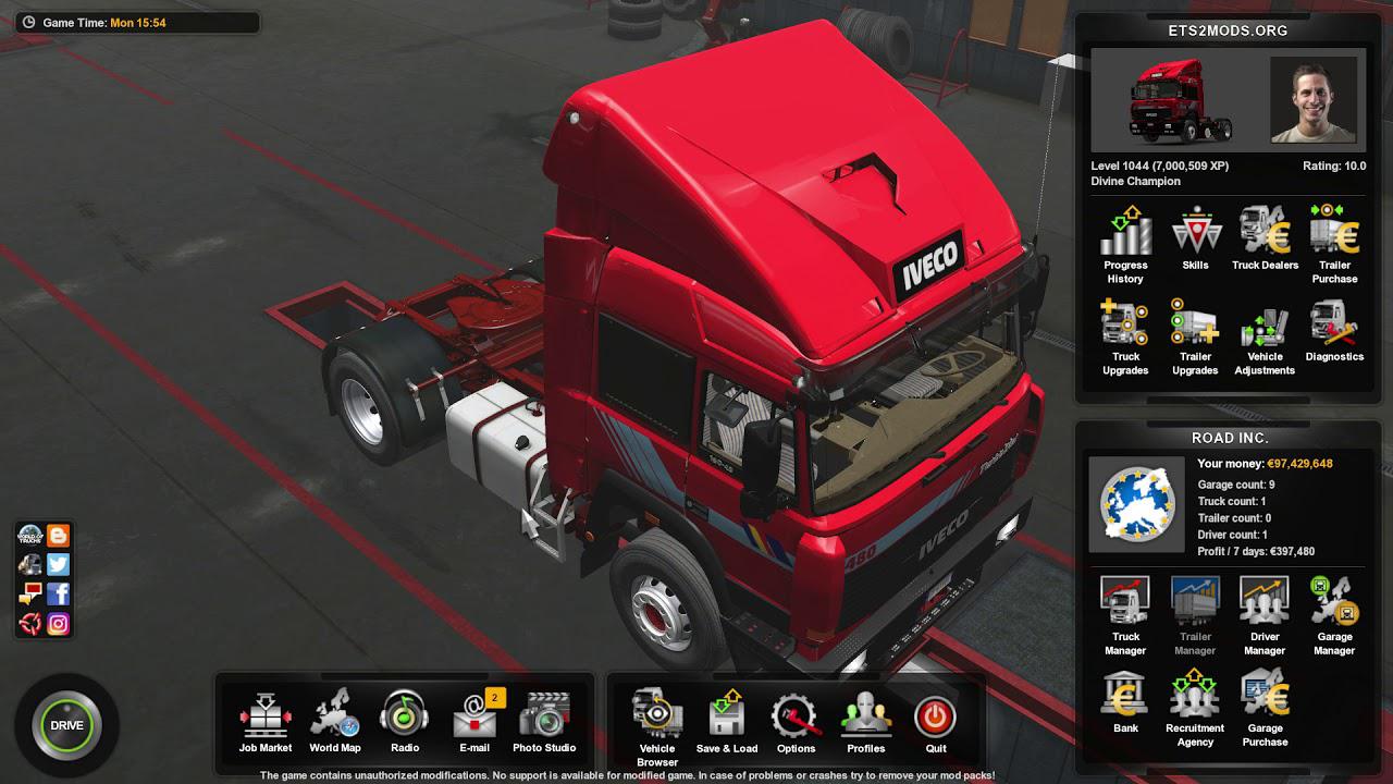 ETS2 - Iveco Turbostar Truck (1.36.x) (1.36.x)