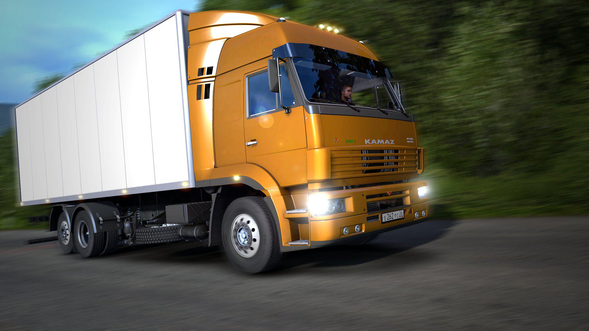 ETS2 - Kamaz 5360 / 53602 / 5480 / 6460-73 Truck (1.36.x) (1.36.x)