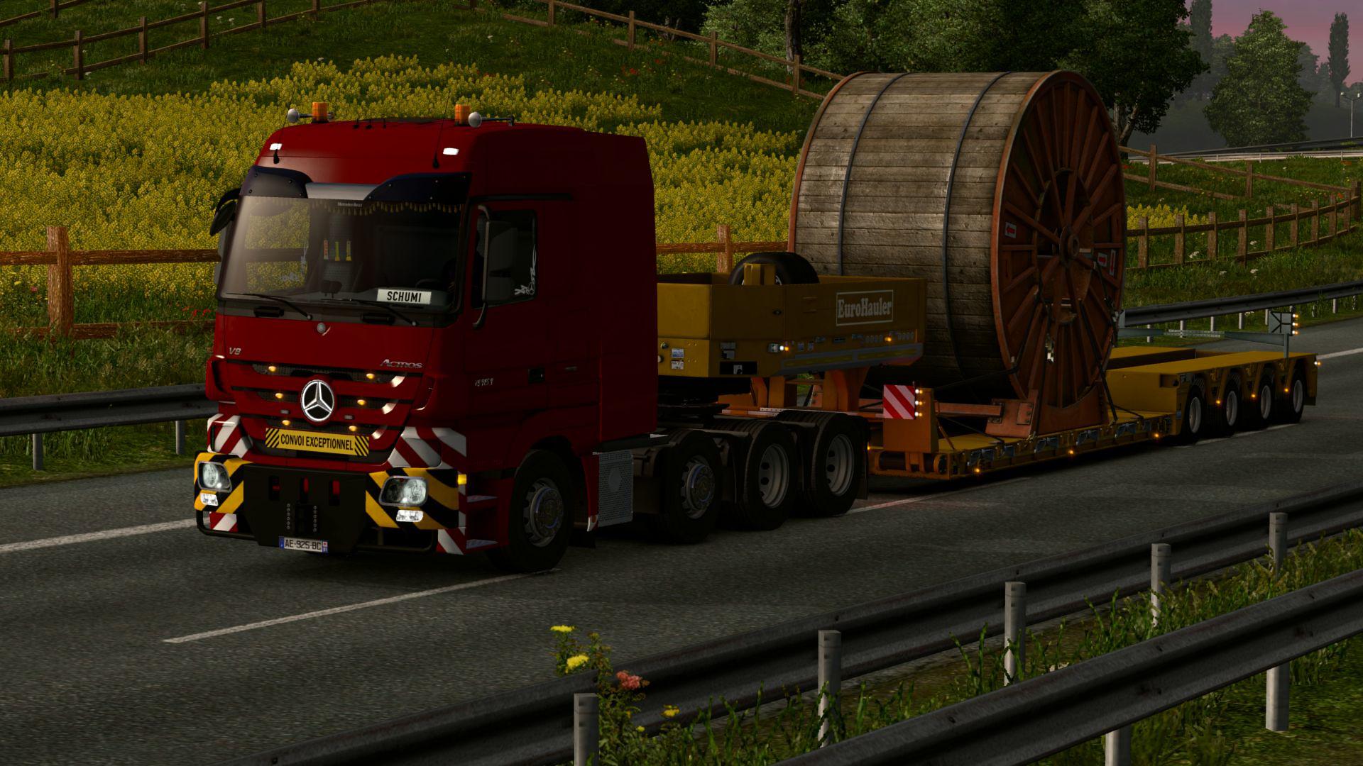 ETS2 - Mercedes Actros MP3 Truck V3.1 (1.36.x) (1.36.x)