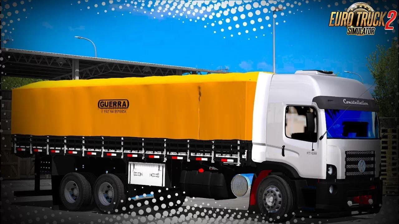ETS2 - Volkswagen Constellation 24-280 + Graneleiro Trailer V1.0 (1.36.x) (1.36.x) ETS2 - Volkswagen Constellation 24-280 + Graneleiro Trailer V1.0 (1.36.x) (1.36.x)