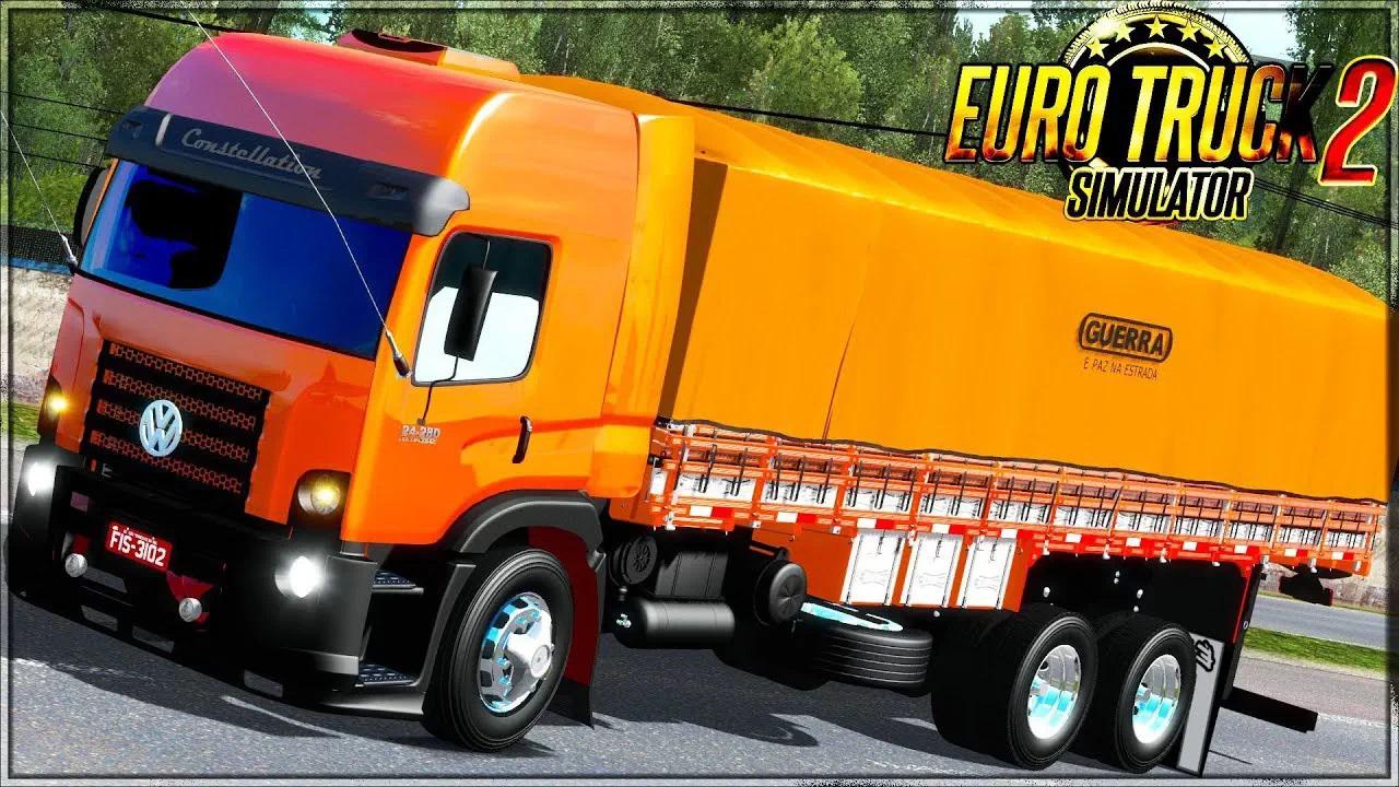 ETS2 - Volkswagen Constellation 24-280 + Graneleiro Trailer V1.0 (1.36.x) (1.36.x) ETS2 - Volkswagen Constellation 24-280 + Graneleiro Trailer V1.0 (1.36.x) (1.36.x)