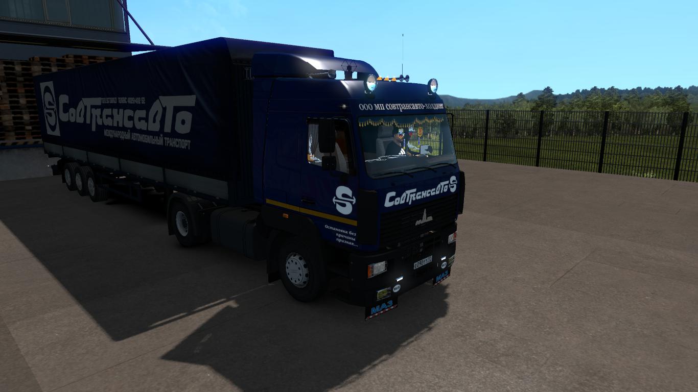ETS2 - Maz 5340 / 5440 / 6430 А8 Reworked Truck (1.36.x) (1.36.x)