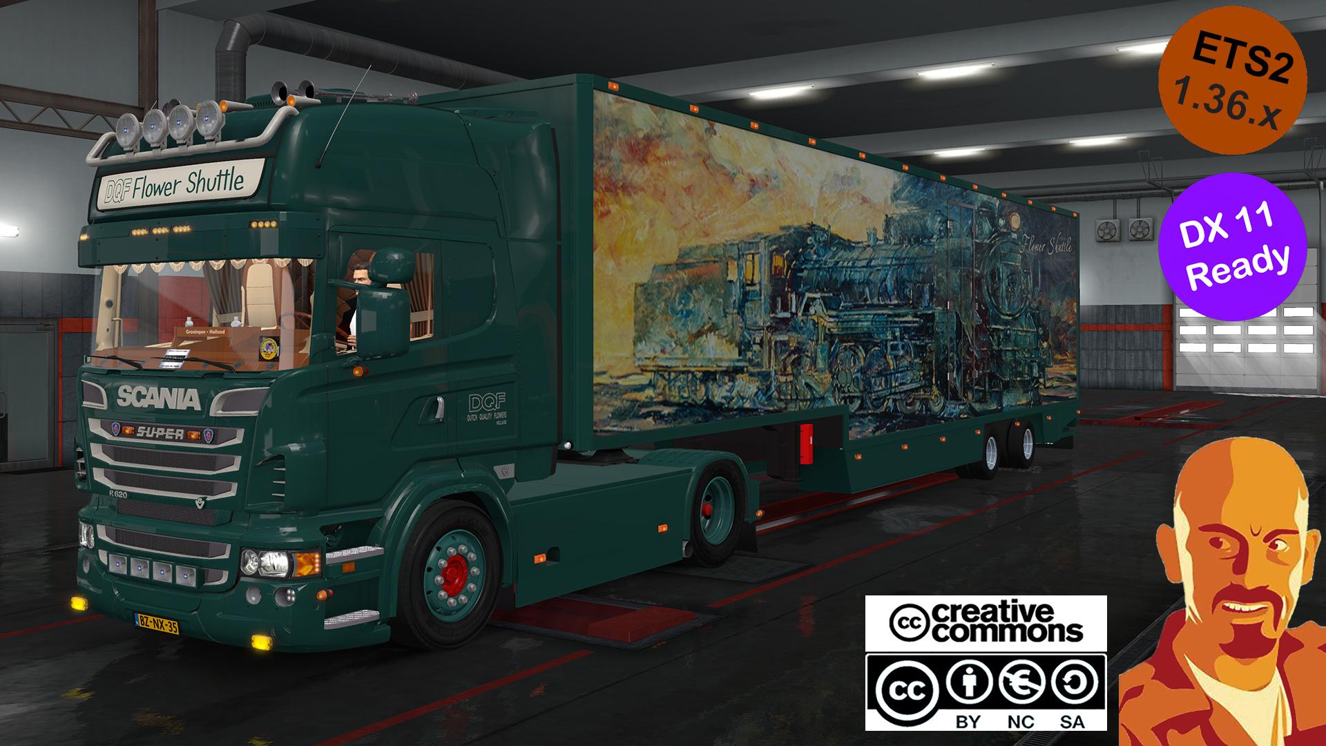 ETS2 - Scania Dqf Flower Shuttle + Trailer (1.36.x) (1.36.x) ETS2 - Scania Dqf Flower Shuttle + Trailer (1.36.x) (1.36.x)