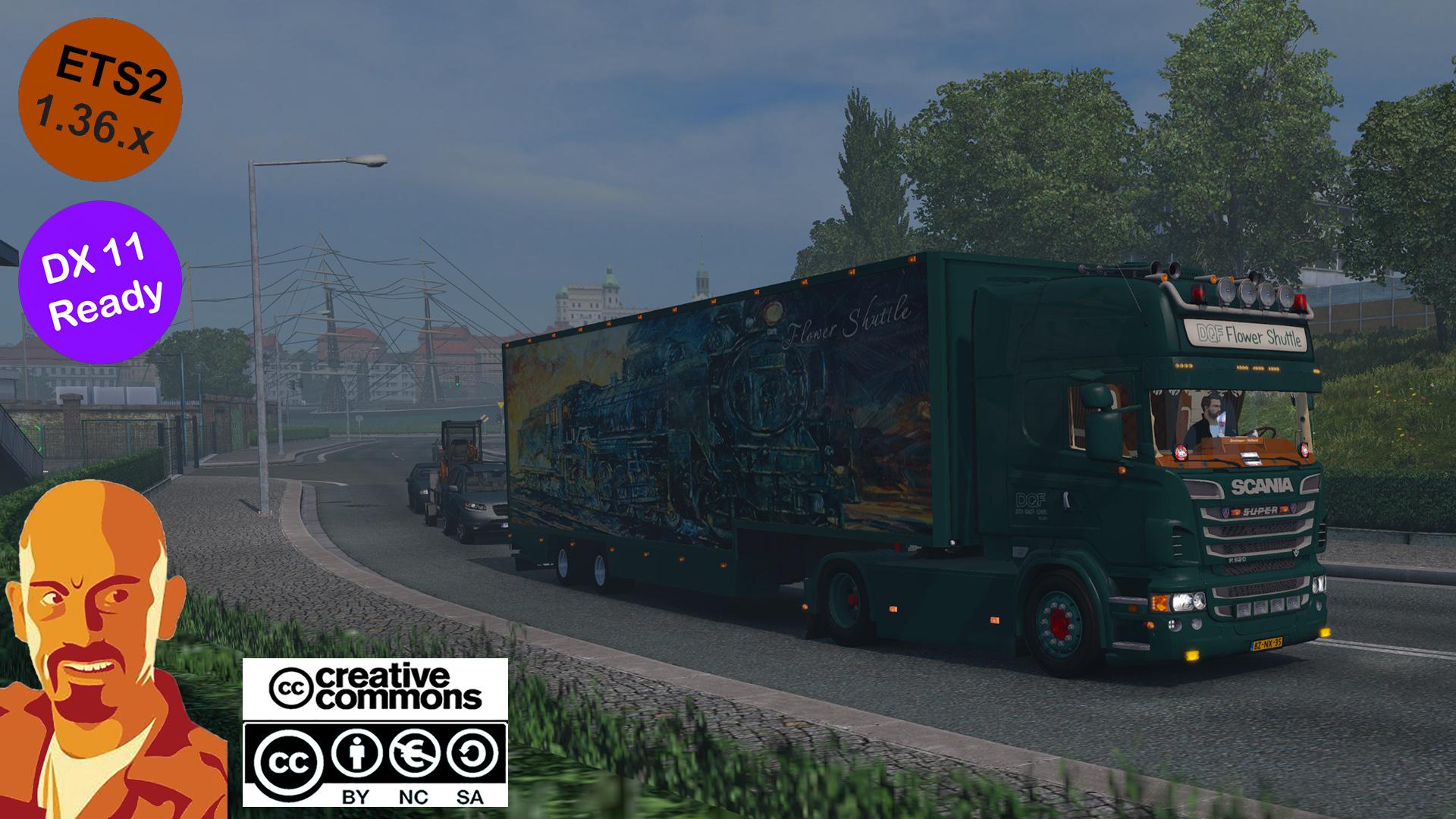 ETS2 - Scania Dqf Flower Shuttle + Trailer (1.36.x) (1.36.x) ETS2 - Scania Dqf Flower Shuttle + Trailer (1.36.x) (1.36.x)
