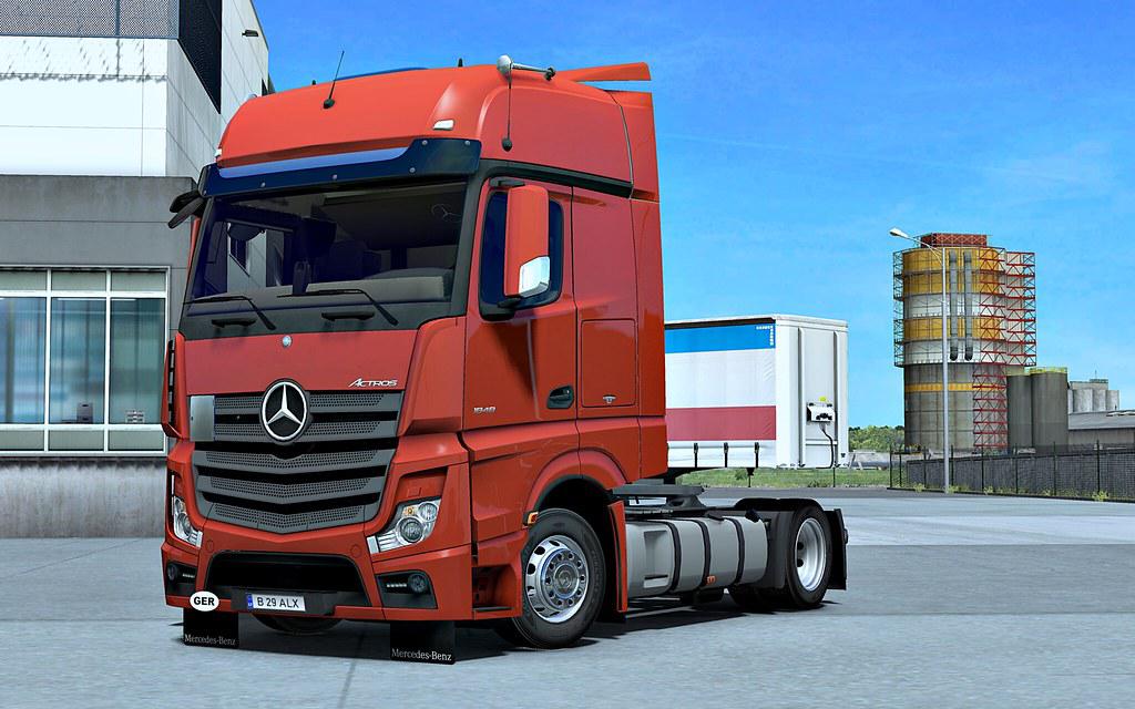 ETS2 - Mercedes Actros MP4 Truck V1.5 (1.36.x) (1.35.x)