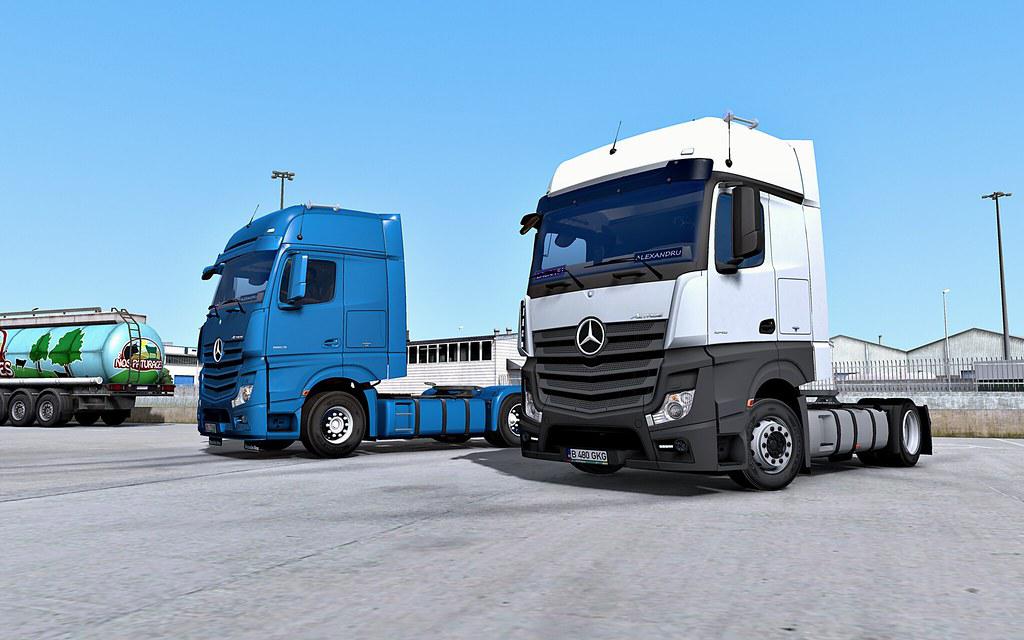 ETS2 - Mercedes Actros MP4 Truck V1.5 (1.36.x) (1.35.x)