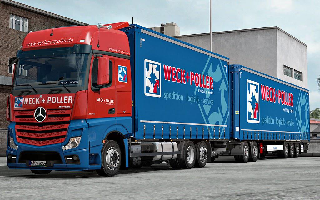 ETS2 - Mercedes Actros MP4 Truck V1.5 (1.36.x) (1.35.x)