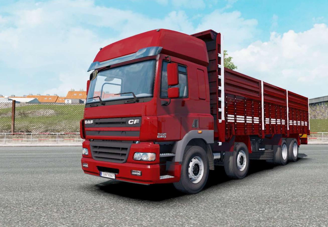 ETS2 - DAF CF 8x4 Truck (1.35.X) (1.35.x)