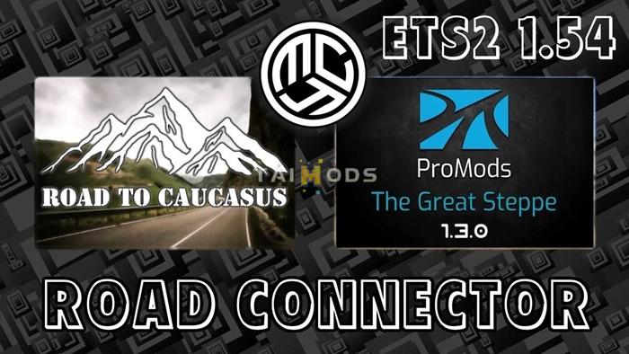 ETS2 - Road to Caucasus + ProMods The Great Steppe Road Connector V1.3 (1.54.x) ETS2 - Road to Caucasus + ProMods The Great Steppe Road Connector V1.3 (1.54.x)