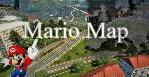 ETS2 - Mario Map V1.52 (1.52.x) ETS2 - Mario Map V1.52 (1.52.x)