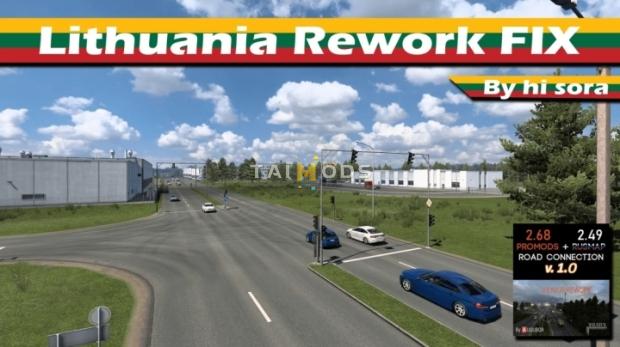 ETS2 - Lithuania Rework - Road Connection Fix V1.2 (1.49.x) ETS2 - Lithuania Rework - Road Connection Fix V1.2 (1.49.x)