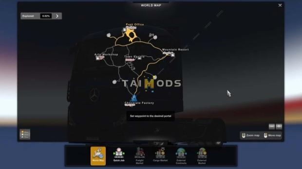 ETS2 - Route to Winterland Map v1.1 (1.49.x) ETS2 - Route to Winterland Map v1.1 (1.49.x)