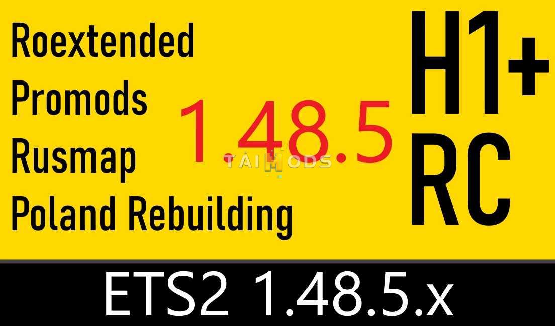 ETS2 - Hybrid Plus 1&2 – Roex, Promods+ME,Rusmap,Poland Rebuilding (1.48.x) ETS2 - Hybrid Plus 1&2 – Roex, Promods+ME,Rusmap,Poland Rebuilding (1.48.x)