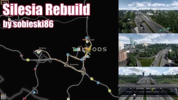 ETS2 - Silesia Rebuild in Poland V1.4.0 (1.48.x) ETS2 - Silesia Rebuild in Poland V1.4.0 (1.48.x)