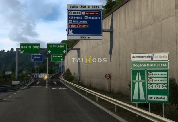 ETS2 - Italy Sign Rework - Promods Addon V2.5 (1.47.x) ETS2 - Italy Sign Rework - Promods Addon V2.5 (1.47.x)