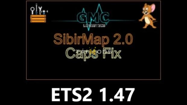 ETS2 - SibirMap 2 Caps Fix V1.3 (1.47.x) ETS2 - SibirMap 2 Caps Fix V1.3 (1.47.x)