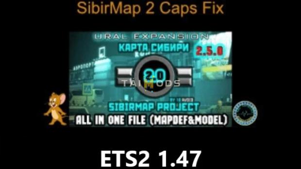 ETS2 - SibirMap 2 Caps Fix (1.47.x) ETS2 - SibirMap 2 Caps Fix (1.47.x)
