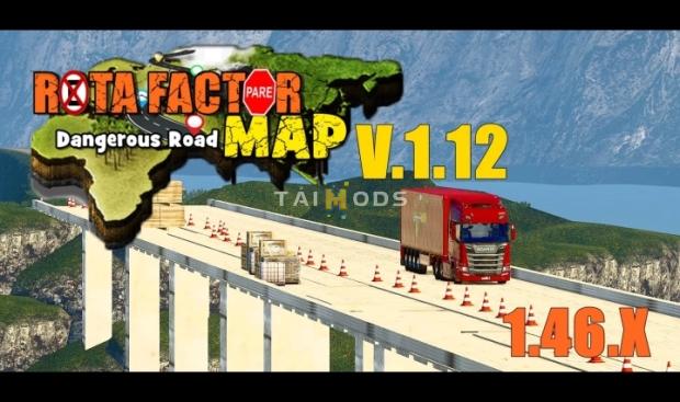 ETS2 - Rota Factor Map Dangerous Road V1.12 (1.46.x) ETS2 - Rota Factor Map Dangerous Road V1.12 (1.46.x)