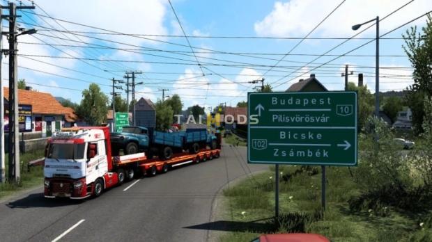 ETS2 - Hungary Map New Textures V1.06 (1.46.x) ETS2 - Hungary Map New Textures V1.06 (1.46.x)