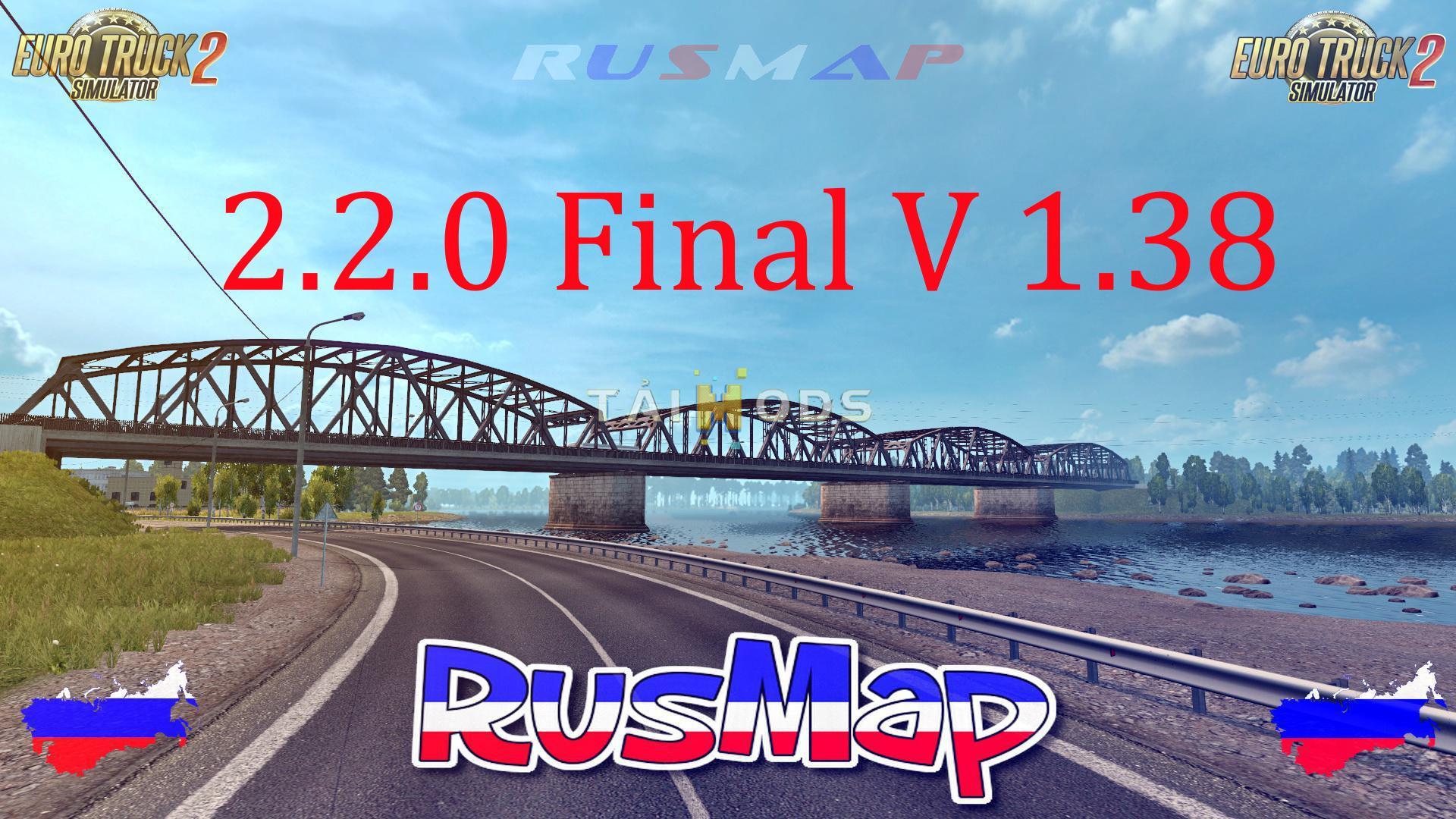 ETS2 - Rus Map V2.2 Final (1.37 - 1.38) (1.38.x) ETS2 - Rus Map V2.2 Final (1.37 - 1.38) (1.38.x)