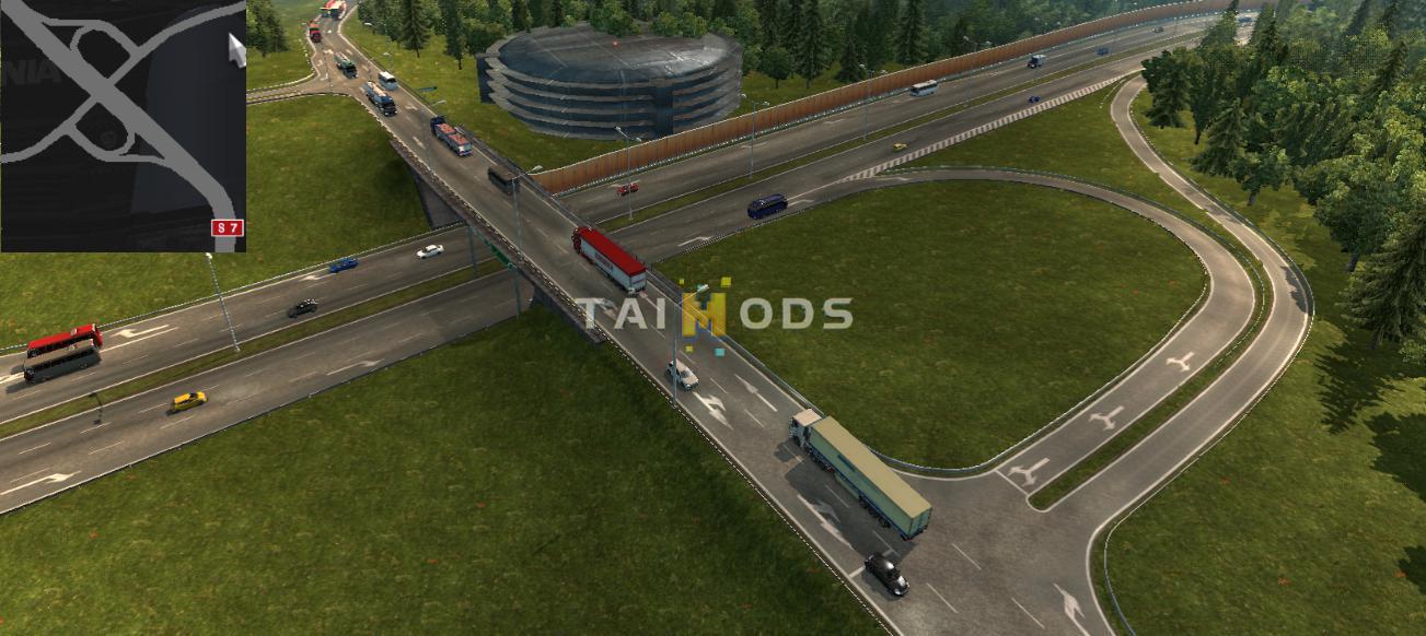 ETS2 - Poland Map Reworked (1.31 - 1.36) (1.36.x) ETS2 - Poland Map Reworked (1.31 - 1.36) (1.36.x)
