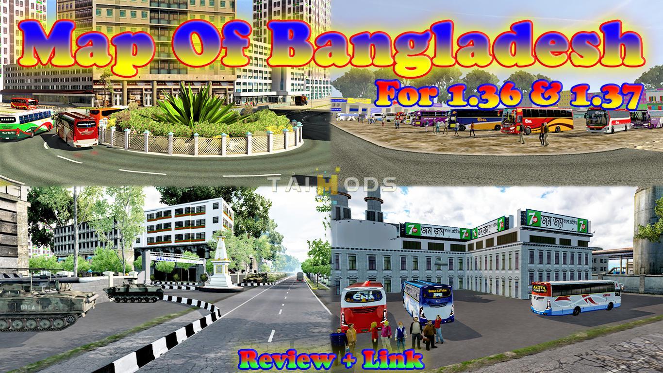 ETS2 - Bangladesh Map V2.0 (1.36 - 1.37) (1.37.x) ETS2 - Bangladesh Map V2.0 (1.36 - 1.37) (1.37.x)
