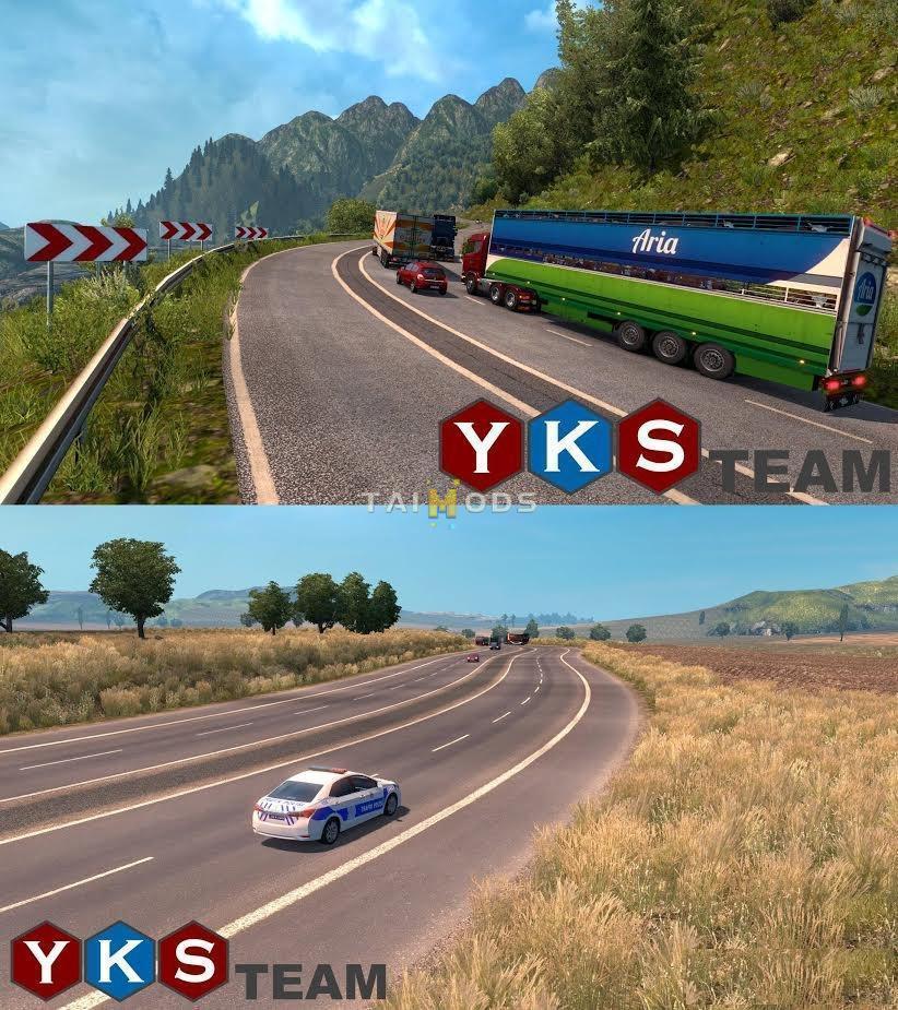 ETS2 - YKS Team EU Turkey Map (1.37.x) (1.35.x) ETS2 - YKS Team EU Turkey Map (1.37.x) (1.35.x)