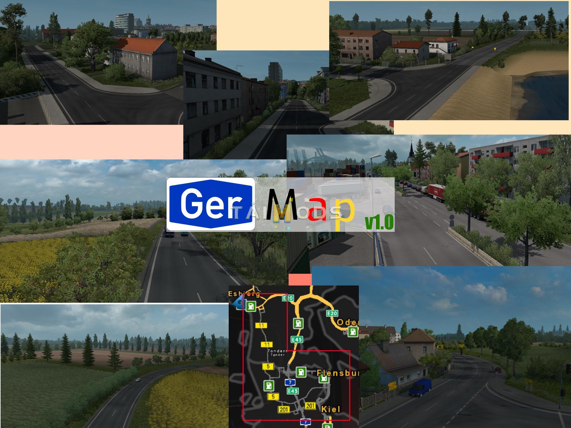 ETS2 - GerMap V1.21 (1.36.x) (1.36.x) ETS2 - GerMap V1.21 (1.36.x) (1.36.x)