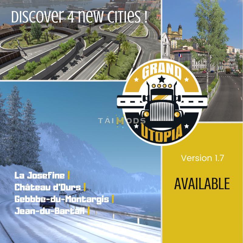 ETS2 - Grand Utopia Map V1.7 (1.36.x) (1.36.x) ETS2 - Grand Utopia Map V1.7 (1.36.x) (1.36.x)