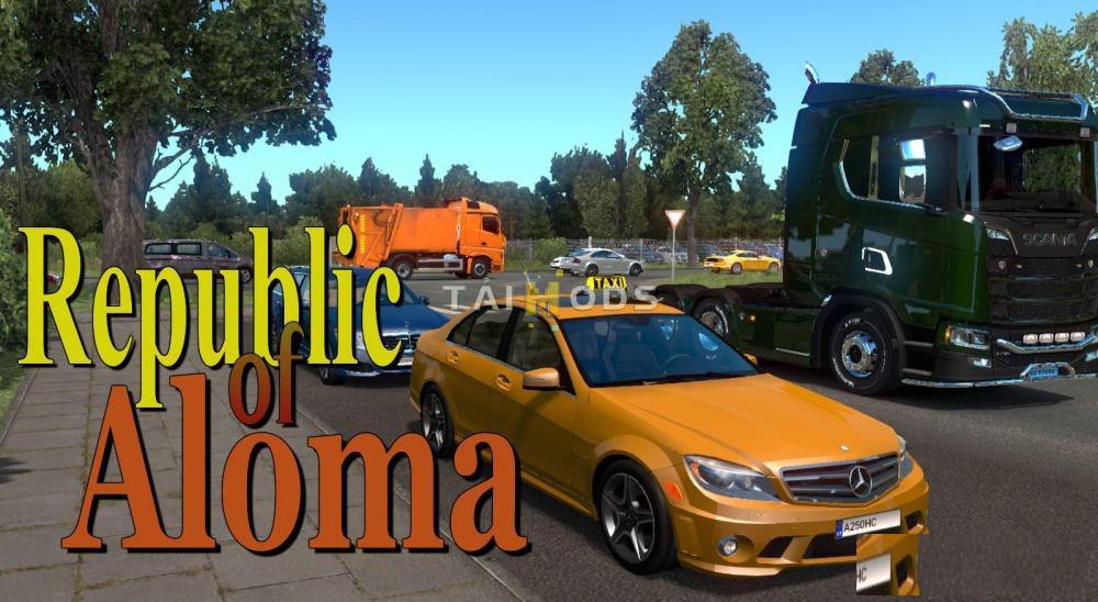 ETS2 - Map Republic of Aloma (1.35.X) (1.35.x) ETS2 - Map Republic of Aloma (1.35.X) (1.35.x)