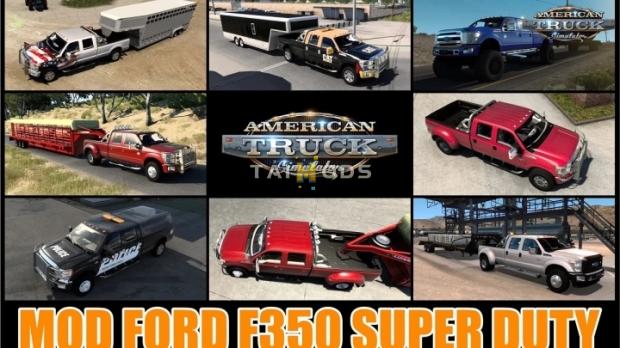 ATS - Ford F350 Super Duty + Trailers V1.0 (1.46.x) ATS - Ford F350 Super Duty + Trailers V1.0 (1.46.x)