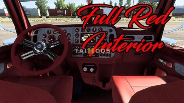 ATS - Peterbilt 389 Red Interior V1.0 (1.46.x) ATS - Peterbilt 389 Red Interior V1.0 (1.46.x)