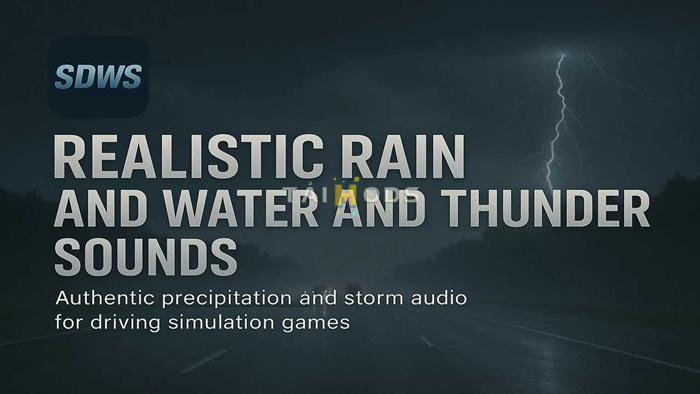 ATS - Realistic Rain & Water & Thunder Sounds V8.3 (1.56.x) ATS - Realistic Rain & Water & Thunder Sounds V8.3 (1.56.x)