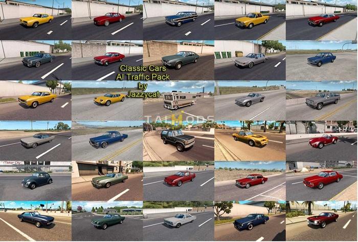 ATS - Classic Cars AI Traffic Pack V9.0.7 (1.54.x) ATS - Classic Cars AI Traffic Pack V9.0.7 (1.54.x)