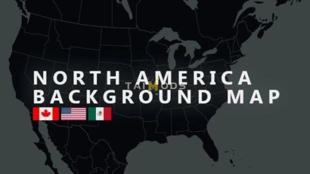 ATS - North America Background Map V1.4.1 (1.51.x) ATS - North America Background Map V1.4.1 (1.51.x)