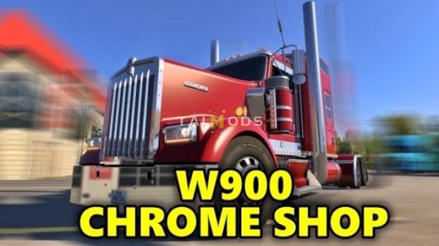 ATS - Kenworth W900L Chrome Shop V1.4.1 (1.49.x) ATS - Kenworth W900L Chrome Shop V1.4.1 (1.49.x)