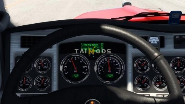 ATS - Kenworth W900 Improved Dashboard V1.1 (1.47.x) ATS - Kenworth W900 Improved Dashboard V1.1 (1.47.x)