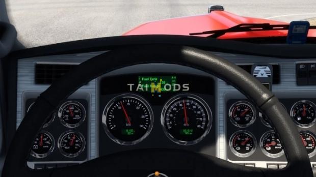 ATS - Kenworth W900 Improved Dashboard V1.1 (1.47.x) ATS - Kenworth W900 Improved Dashboard V1.1 (1.47.x)
