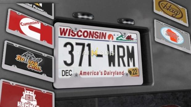 ATS - License Plates Accessory Pack V1.0 (1.46.x) ATS - License Plates Accessory Pack V1.0 (1.46.x)