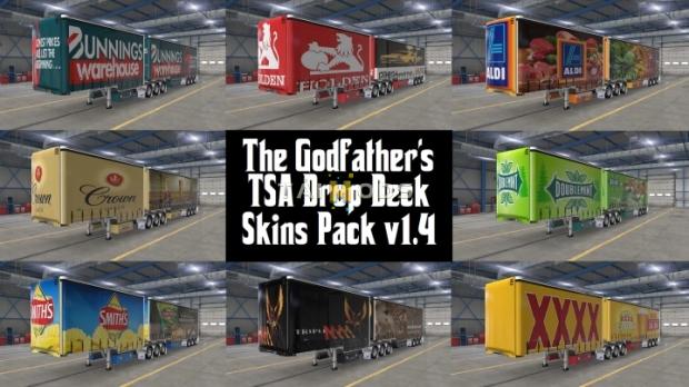 ATS - TSA Drop Deck Skins Pack V1.4 (1.43.x) (1.43.x) ATS - TSA Drop Deck Skins Pack V1.4 (1.43.x) (1.43.x)