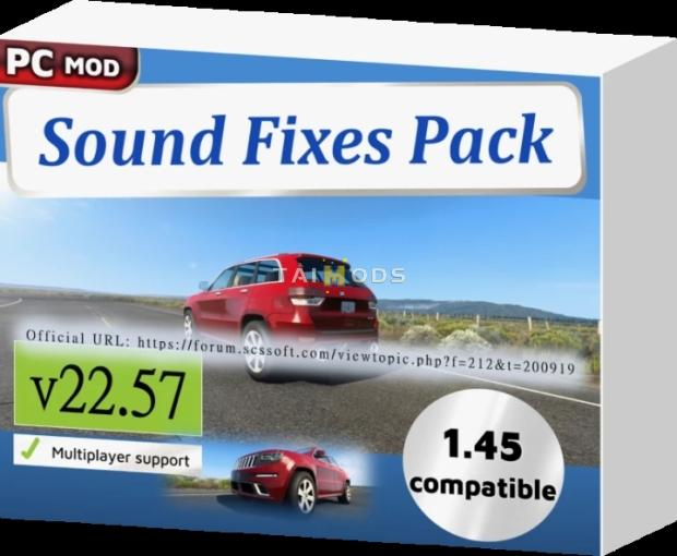 ATS - Sound Fixes Pack V22.57 (1.45.x) ATS - Sound Fixes Pack V22.57 (1.45.x)