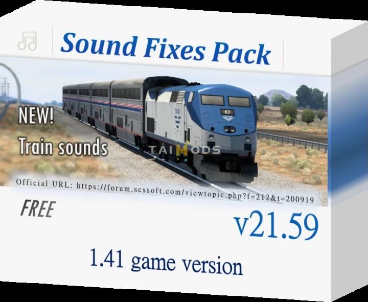 ATS - Sound Fixes Pack V21.59 (1.41.x) (1.41.x) ATS - Sound Fixes Pack V21.59 (1.41.x) (1.41.x)