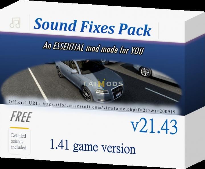 ATS - Sound Fixes Pack V21.43 (1.41.x) (1.41.x) ATS - Sound Fixes Pack V21.43 (1.41.x) (1.41.x)