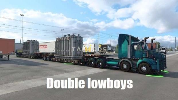 ATS - Double Lowboys V9.0.1 (1.46.x) ATS - Double Lowboys V9.0.1 (1.46.x)