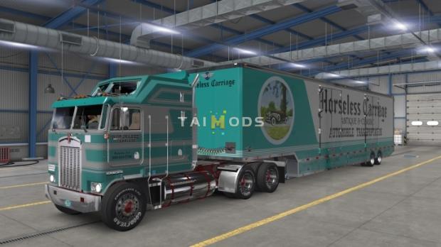 ATS - Kenworth K100 Horseless Carriage + Trailer (1.50.x) ATS - Kenworth K100 Horseless Carriage + Trailer (1.50.x)