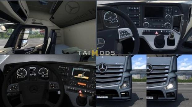 ETS2 - Actros Plus MP4 Cabin Overhaul V1.1.9 (1.48.x) ETS2 - Actros Plus MP4 Cabin Overhaul V1.1.9 (1.48.x)